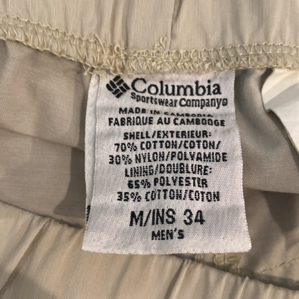 Mens Columbia long pant comfort sportswear fishing outdoors gorpcore breathable - Picture 11 of 11